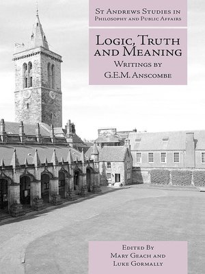 cover image of Logic, Truth and Meaning